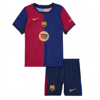 Echipament fotbal Barcelona Dani Olmo #20 Tricou Acasa 2024-25 pentru copii maneca scurta (+ Pantaloni scurti)